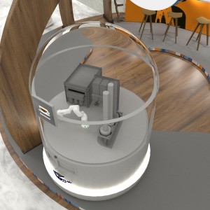 Flexible Small Arm Collaborative Robotic Ice Cream Robot Vending Machine
