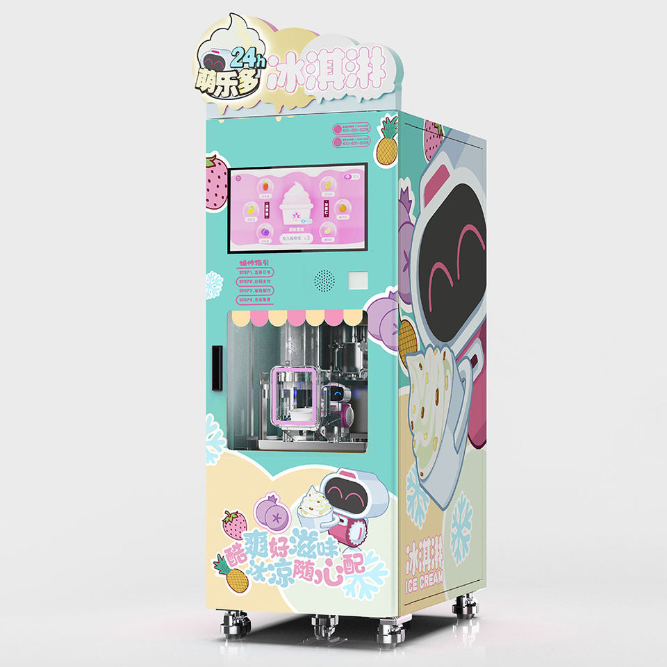 Factory Sale Automatic Ice Cream Robot Machine